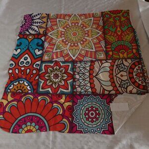G) Mandala design fabric - polyester/spandex (end of roll, last lenghts)